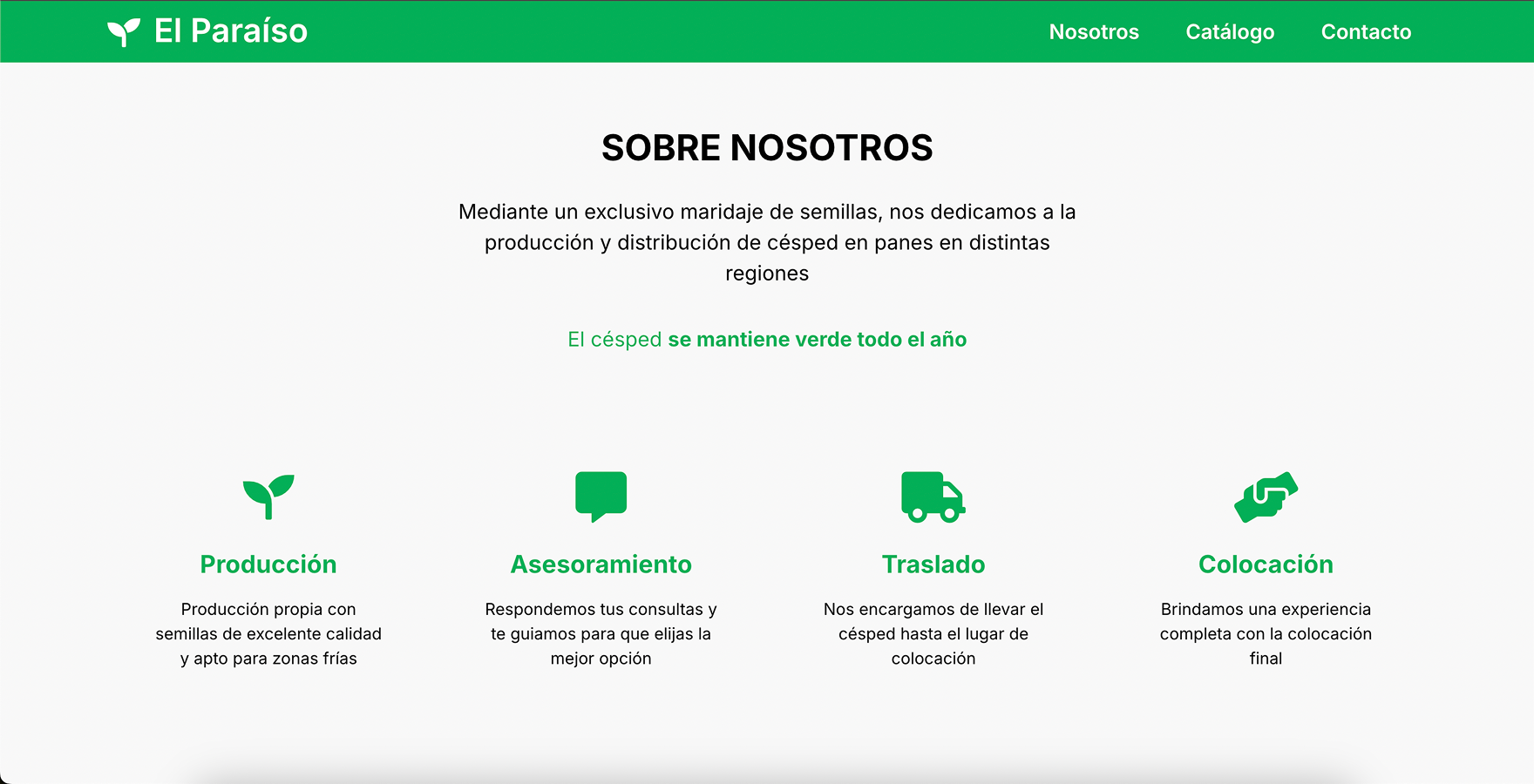 Césped El Paraíso — screen 2