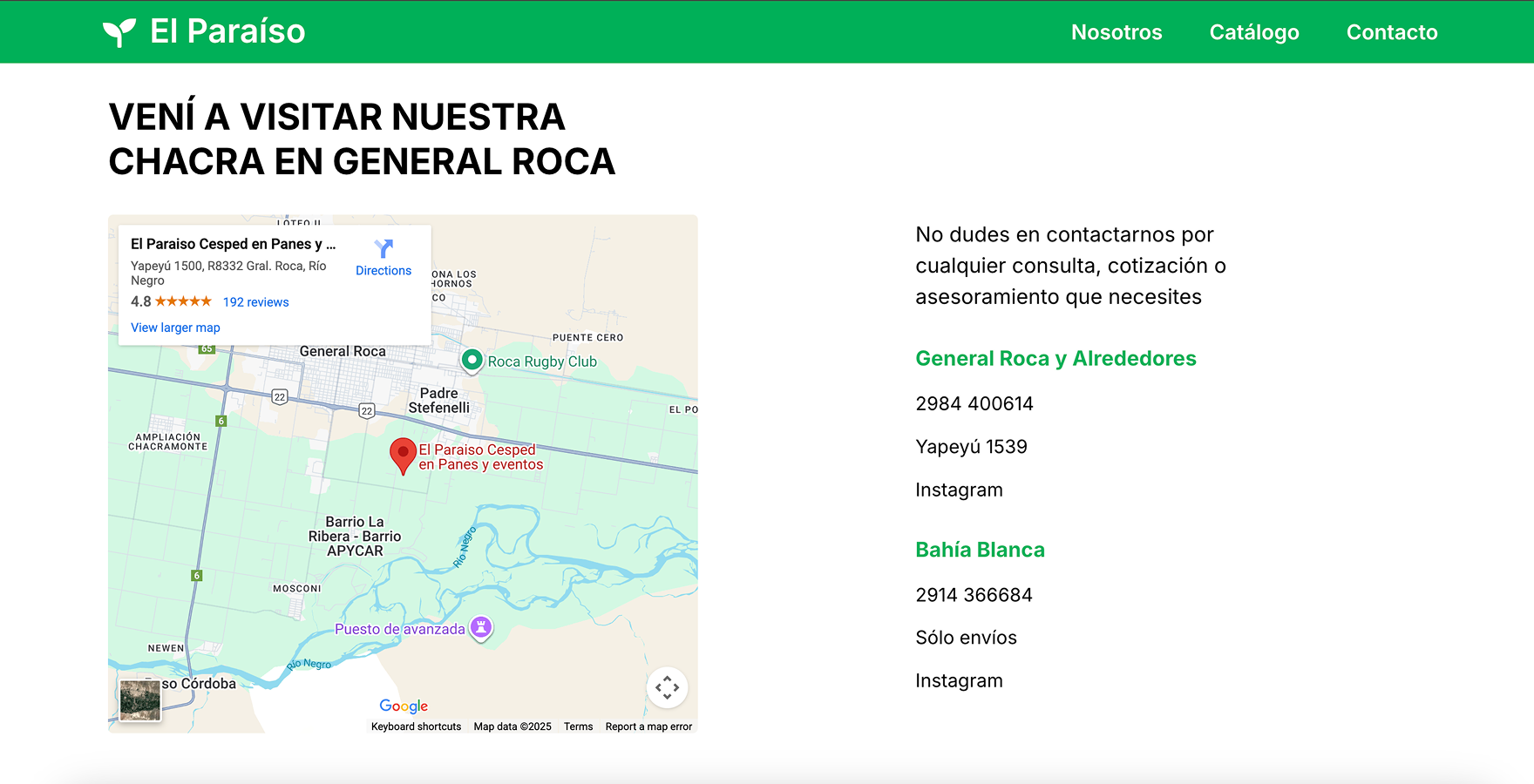 Césped El Paraíso — screen 4