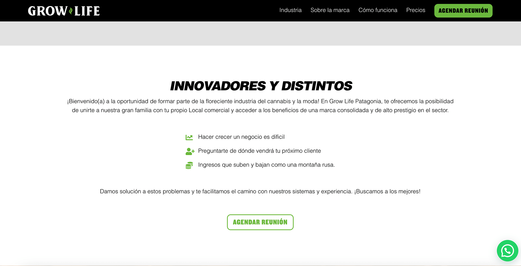 Franquicias Grow Life — pantalla 4