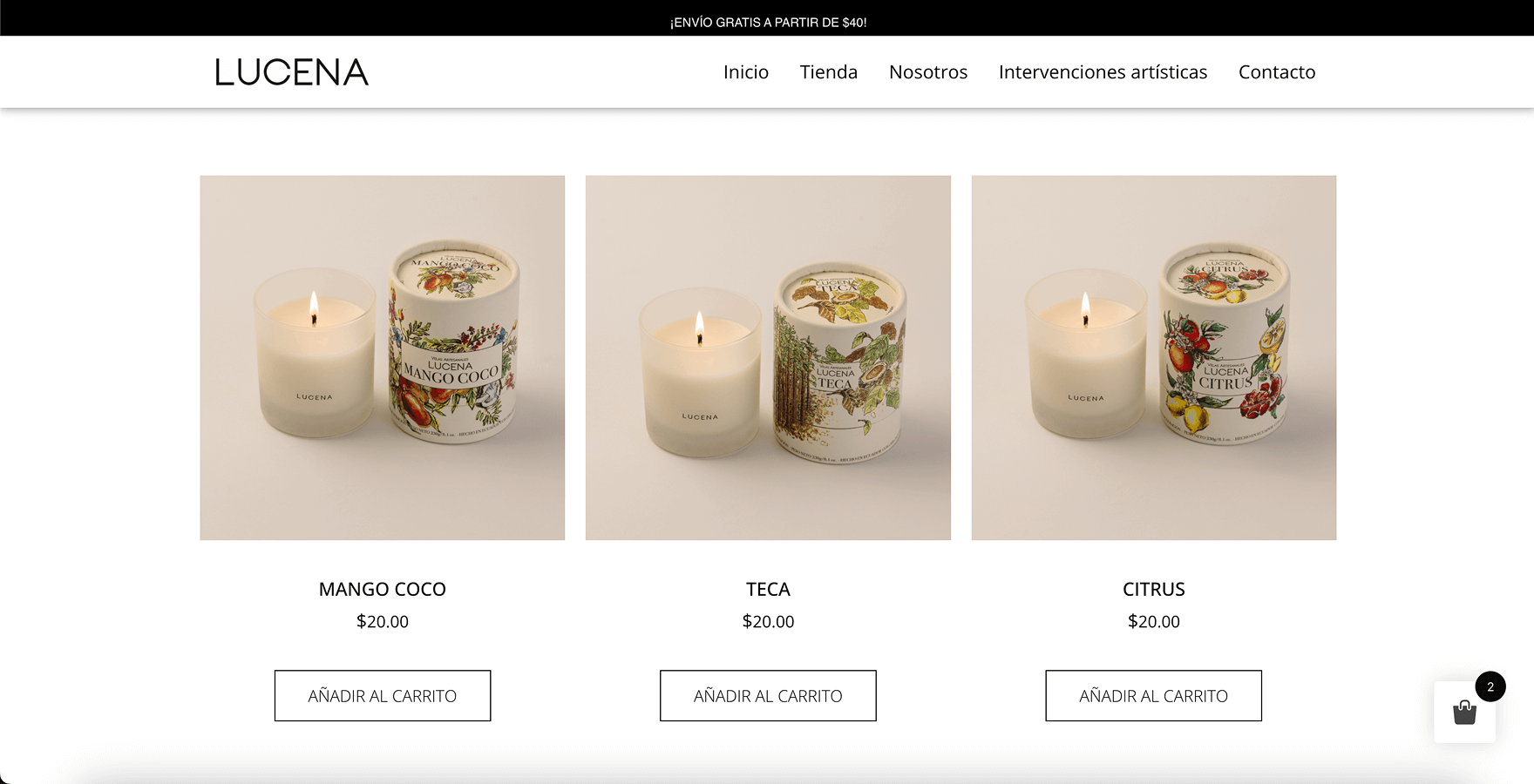 Lucena — pantalla 1