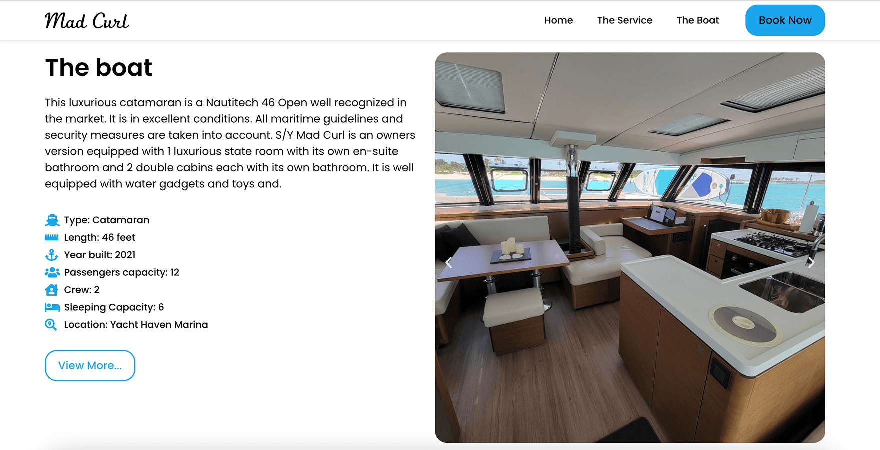 Mad Curl Sailing Charters — pantalla 2