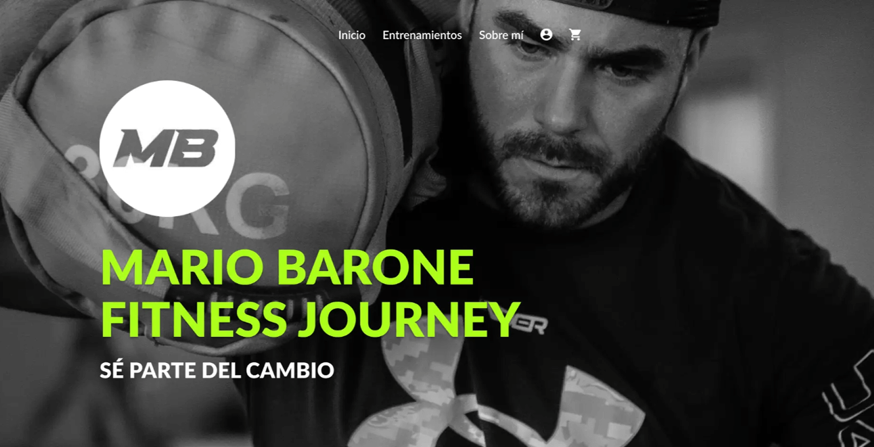 Mario Barone Fitness — pantalla 1